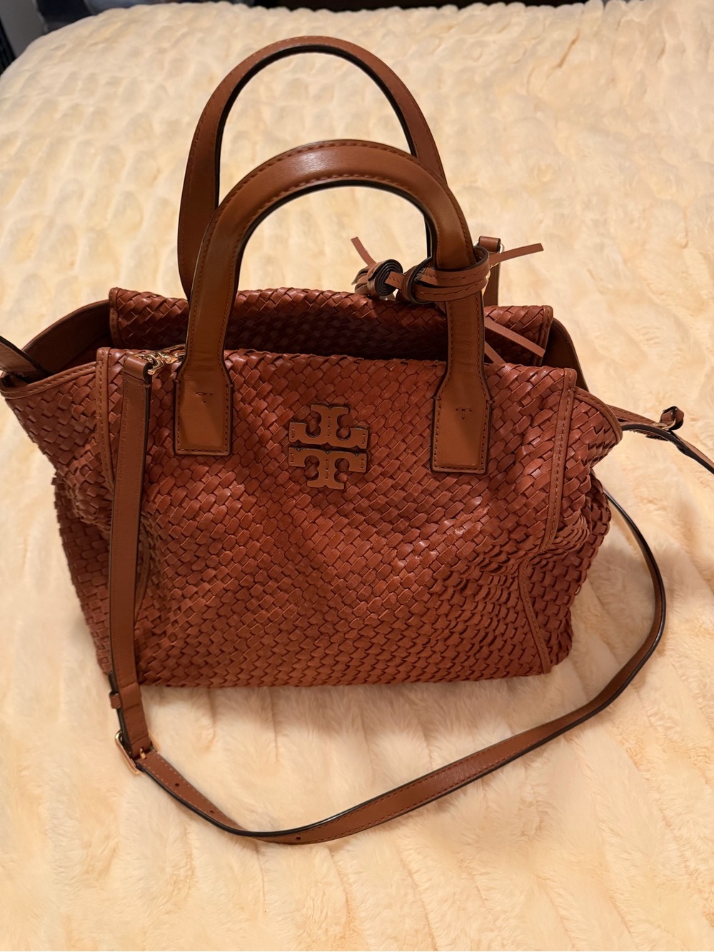 Tory Burch Woven Thea Bag